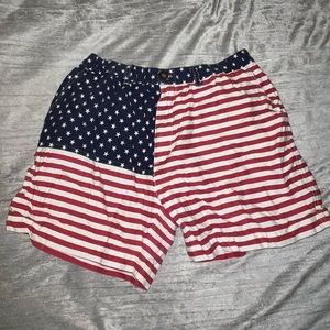Men’s American flag Chubbies Shorts